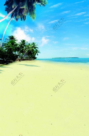 沙滩海岸海滩岛屿