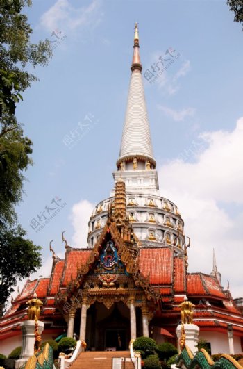 庙寺复杂亚洲历史架构