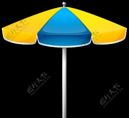 夏季沙滩太阳伞png