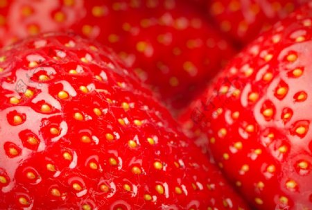 草莓特写
