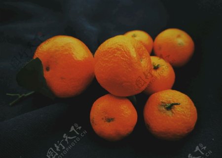 橘子摆拍