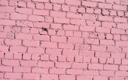 粉色砖墙