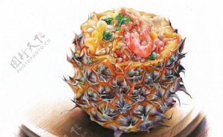 海鲜菠萝饭