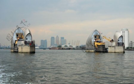 伦敦金丝雀码头风景
