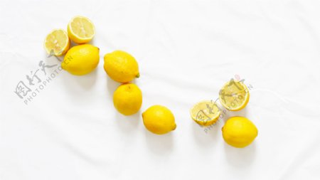 柠檬青檬黄色柠檬图