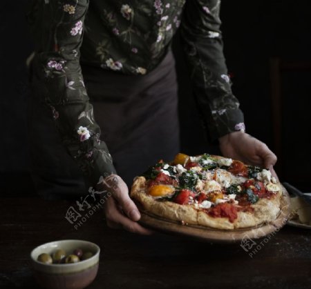 披萨摄影西餐美食