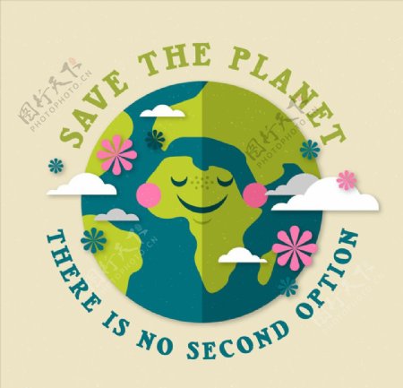 地球环保宣传海报