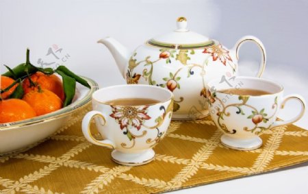 英式印花陶瓷下午茶