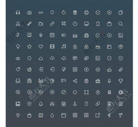 icon图标UI元素符号