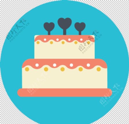 情人节蛋糕图标