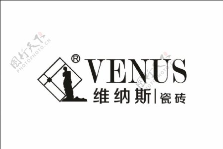 维纳斯VENUS瓷砖标志矢量图