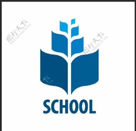 学校logo