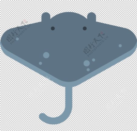 海鳗动物标志图形图标装饰素材