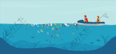 海洋垃圾清理