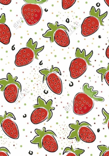 冬季水果可爱草莓