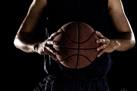篮球男性人物运动背景素材