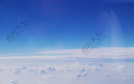 飞机大气层云海
