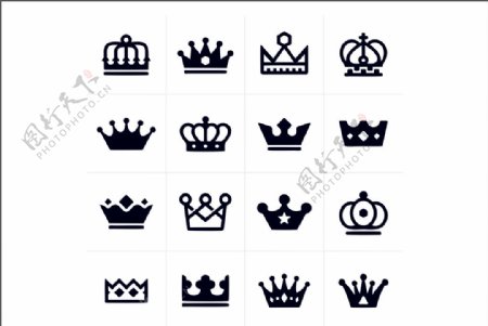 皇冠图标标志皇冠图案