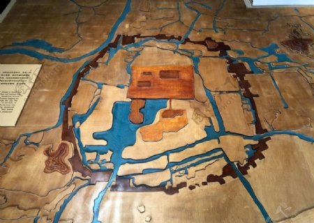 良渚古城遗址公园模型