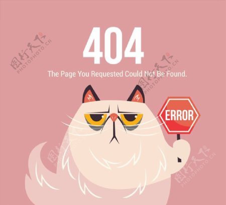 猫咪错误页图片