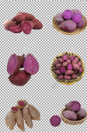 紫薯粗粮地瓜图片