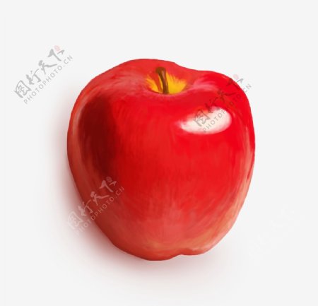 手绘苹果图片