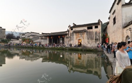 安徽宏村古建筑群图片