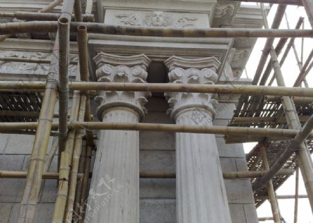 石材罗马柱图片