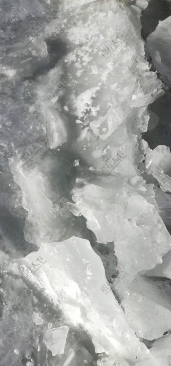 冰川冰块图片