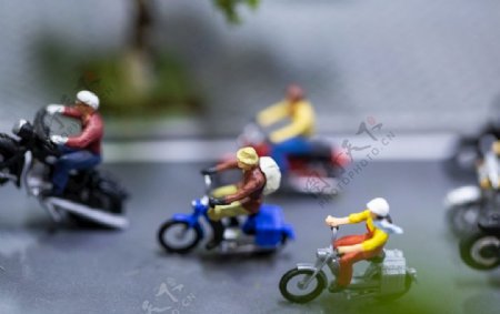 自行车人物模型背景海报素材图片