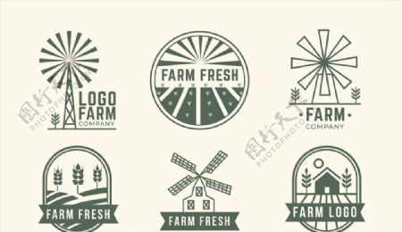 创意农产品标志图片