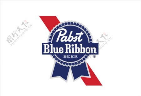 蓝带啤酒logo图片