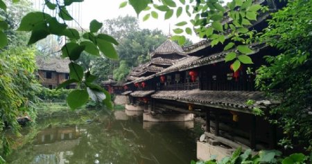 广西文物苑风雨长廊图片