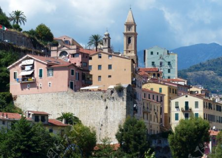意大利小镇建筑风景图片