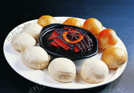 豫菜烤腊汁肉荚膜图片