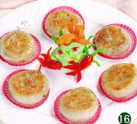 豫菜清香蘑菇饼图片