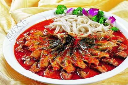 豫菜三角峰烧鲶鱼图片