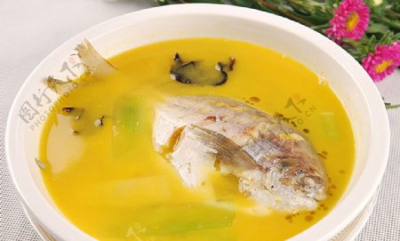 北京菜金汤大鲳鱼图片