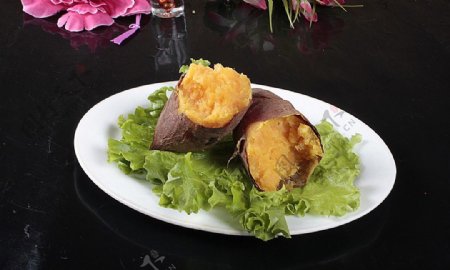 北京菜烤红薯图片