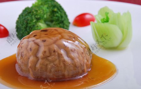 粤菜鲍汁扣花菇图片