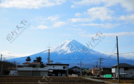 日本富士山图片