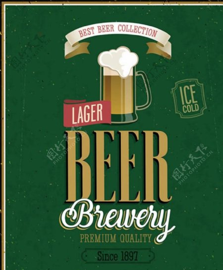 国外啤酒海报图片