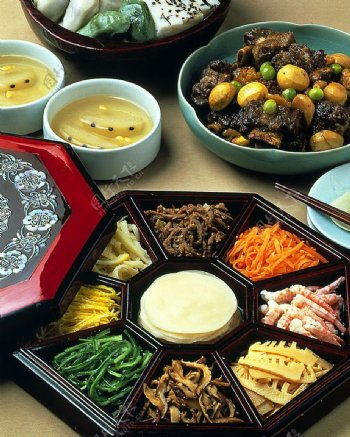 日韩料理九节板图片