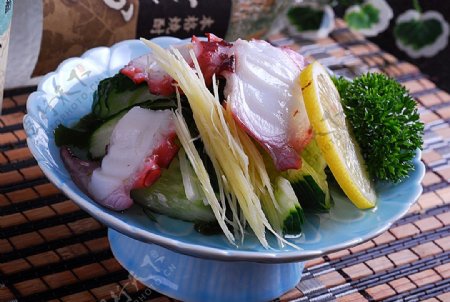 日韩料理章鱼醋图片