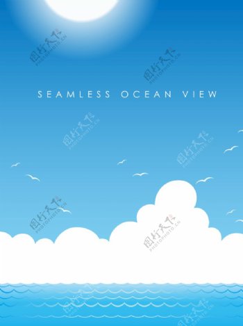 海浪云图片
