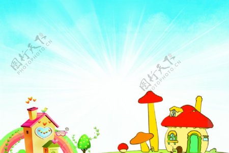 幼儿园背景图片