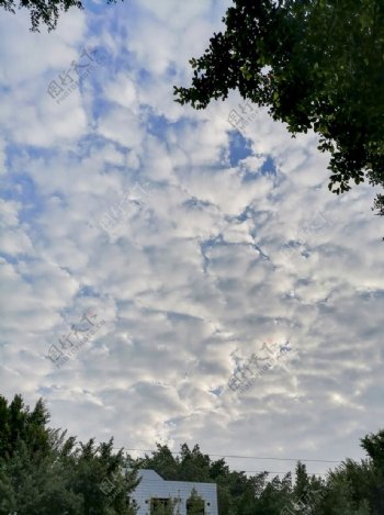 蓝天白云天空云朵云天图片