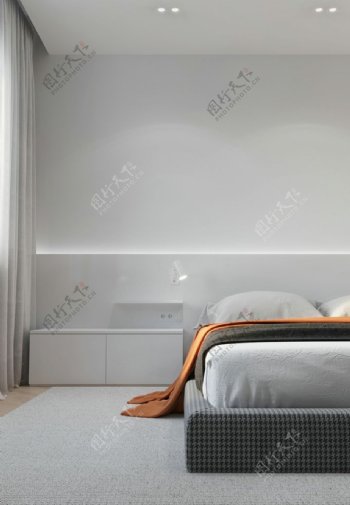 现代卧室局部图片
