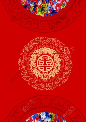中式婚礼指引牌图片